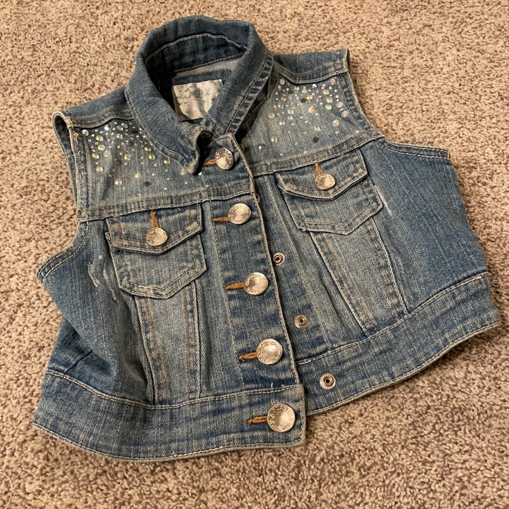 Justice Jean Jacket Vest
